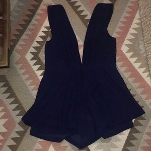 Navy blue romper